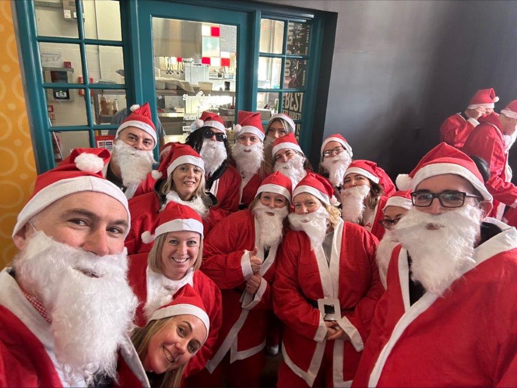 Tjer New Annual Jersey Hospice Care Santa Dash Fund Raiser